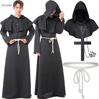 คุณภาพสูงฮาโลวีนอีสเตอร์ Priest Cos เครื่องแต่งกายผ้าคลุมไหล…