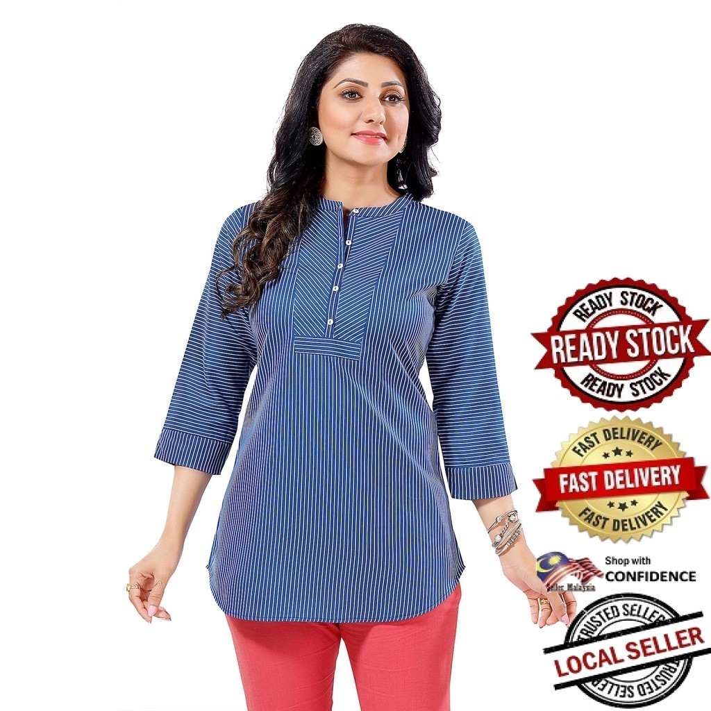 Kurti ผู้หญิงอินเดียออกแบบใหม่ kurti ชุด kurti plus size kurti มุสลิม kurti ชุดพร้อมกางเกง kurti top