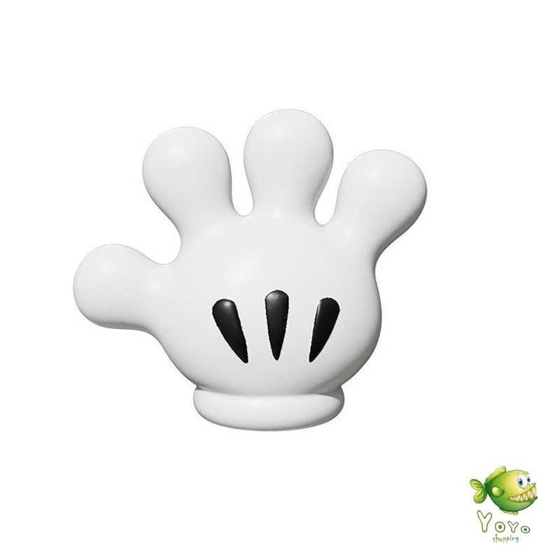 YOYO ตะขอแขวนแปรงสีฟัน รูปปาล์มการ์ตูน อุ้งมือ 3D ตะขอแขวนผนัง Toothbrush holder - รูปที่ 7