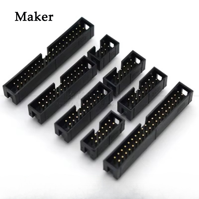 10 ชิ้น DC3 ซ็อกเก็ต 8P 10P 14P 16P 20P 26P 30P 34P 40P 2.54 มม.ขั้วต่อ Header ISP คู่แถว IDC JTAG