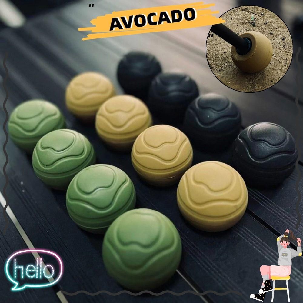 Avocarr ปลอกสวมหุ้มขาเก้าอี้ กันลื่น ทนทาน สําหรับตั้งแคมป์ 1/4 ชิ้น