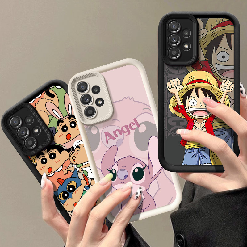เคส Samsung A73 A53 A23 เคสซิลิโคนอ่อนนุ่ม TPU สำหรับครีม HTTY2