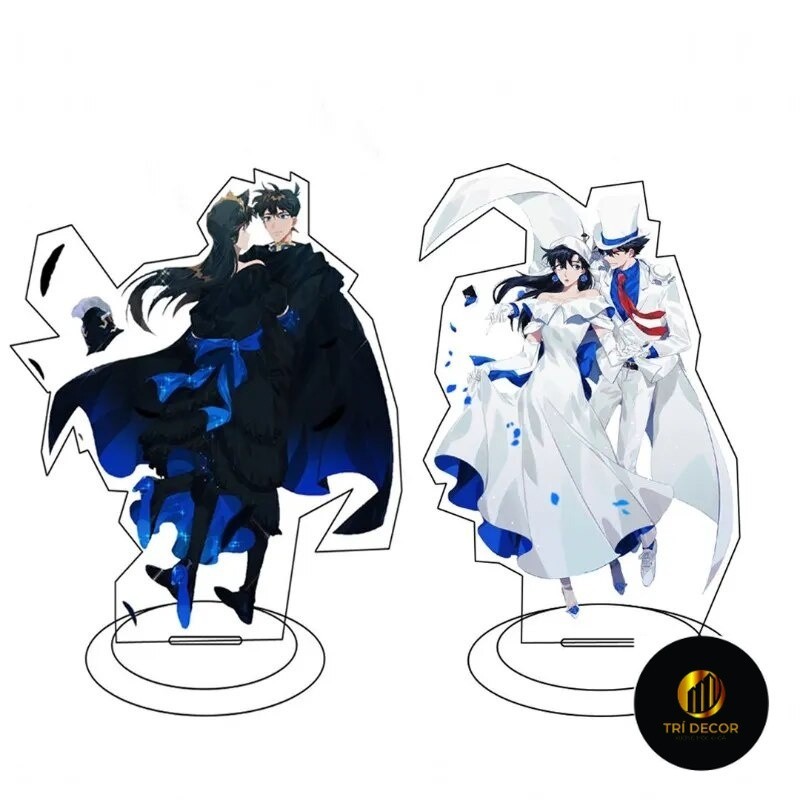 โมเดลสแตนดี้ นักสืบชื่อดัง Conan Mouri Ran Kudo Shinichi Kid Study อุปกรณ์ตกแต่งโต๊ะเข้ามุม