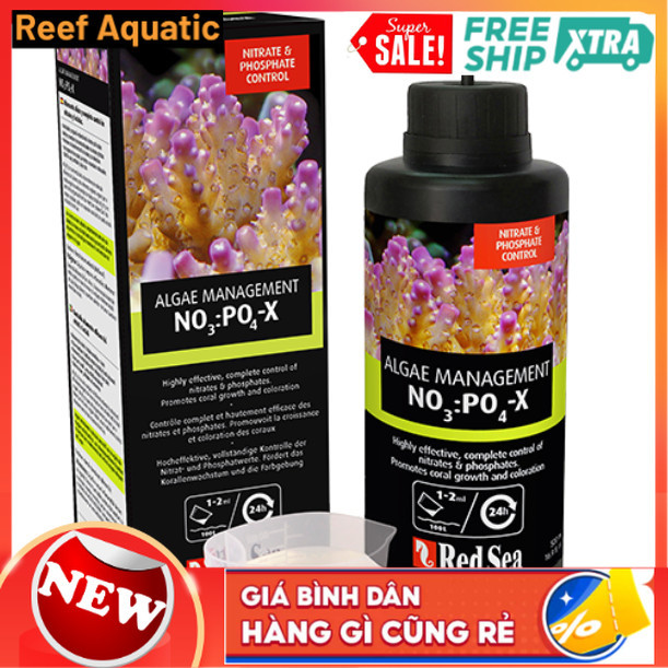 NO3 : PO4 – X Nopox Redsea ลด NO3 และ PO4 สําหรับตู้ปลาทะเลและตู้ปลาน้ําเค็ม