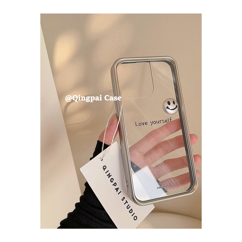 ที่ไม่ซ้ํากันภาษาอังกฤษ Love Yourself เหมาะสําหรับ Samsung s23ultra เคสโทรศัพท์ s24 + Simple s22 สนุก s21fe สามมิติยิ้ม a55a15 กันกระแทก a35a25 เคสป้องกัน a72a73 กรอบไฟฟ้า