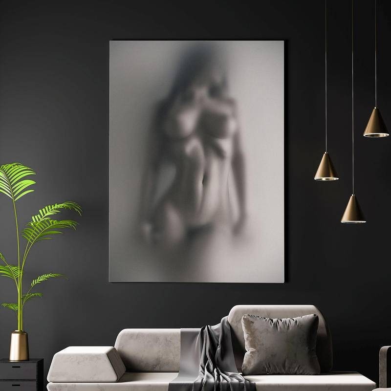 The Enchanting Misty Veiling the World ใน Mystical Aura ไม่มีกรอบผ้าใบ Wall Art พิมพ์ตกแต่งบ้าน