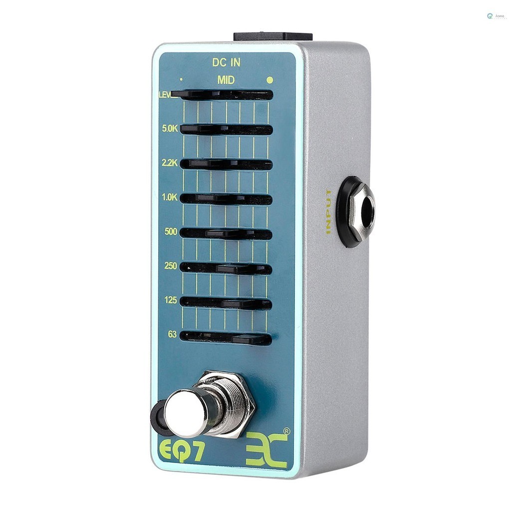Eno EX EQ7 กีตาร์ Equalizer Effect Pedal 7-Band EQ Full Metal Shell True Bypass