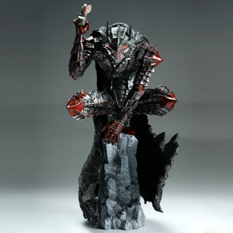 Mega Toys ฟิกเกอร์ อนิเมะ Berserk Guts L Guts Berserker Armor ดาบและตำนานลม ขนาด 25 ซม.