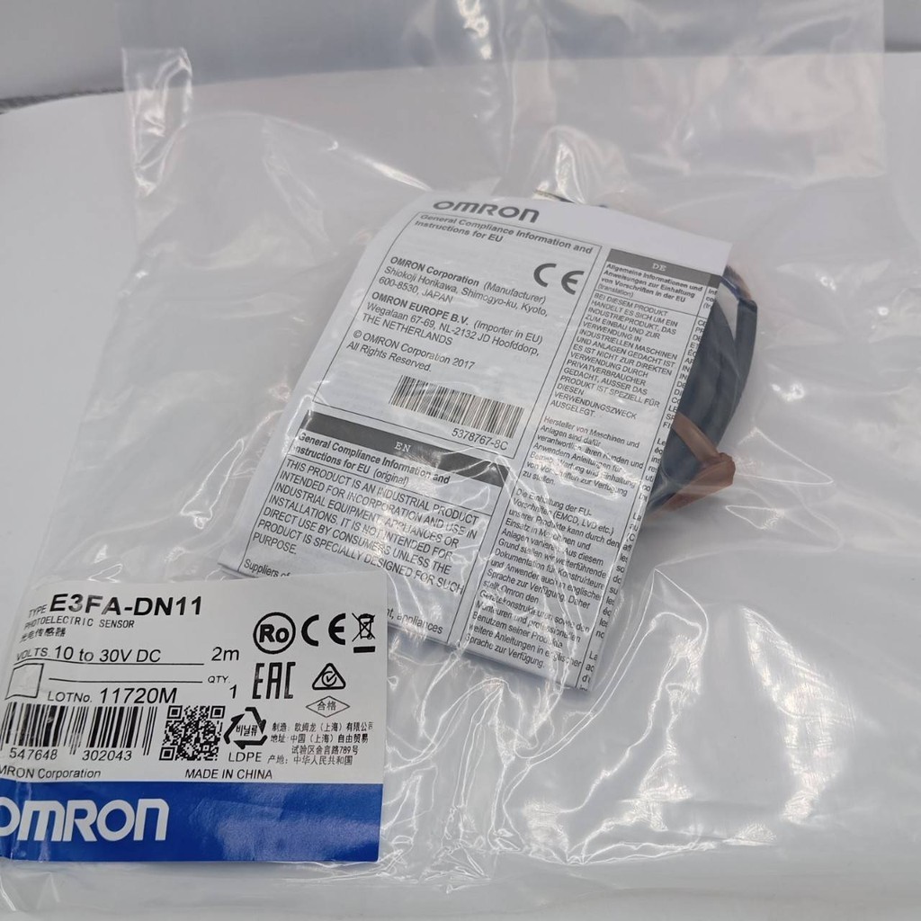 ของใหม่! E3FA-DN11  Sensor เซ็นเซอร์ สินค้าพร้อมส่งในไทยของใหม่มือหนึ่ง ส่งทุกวัน