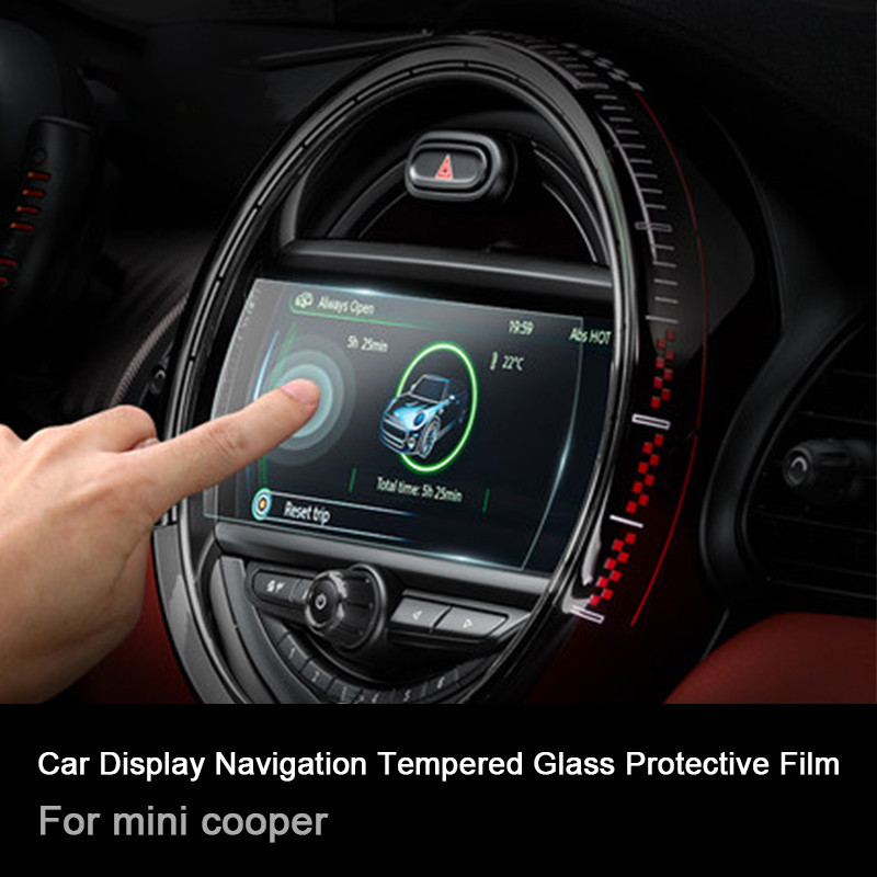 สําหรับ Mini Cooper F56 S JCW One F54 F55 F56 F57 F60 จอแสดงผลรถกระจกนิรภัยป้องกันฟิล์มป้องกันหน้าจอ