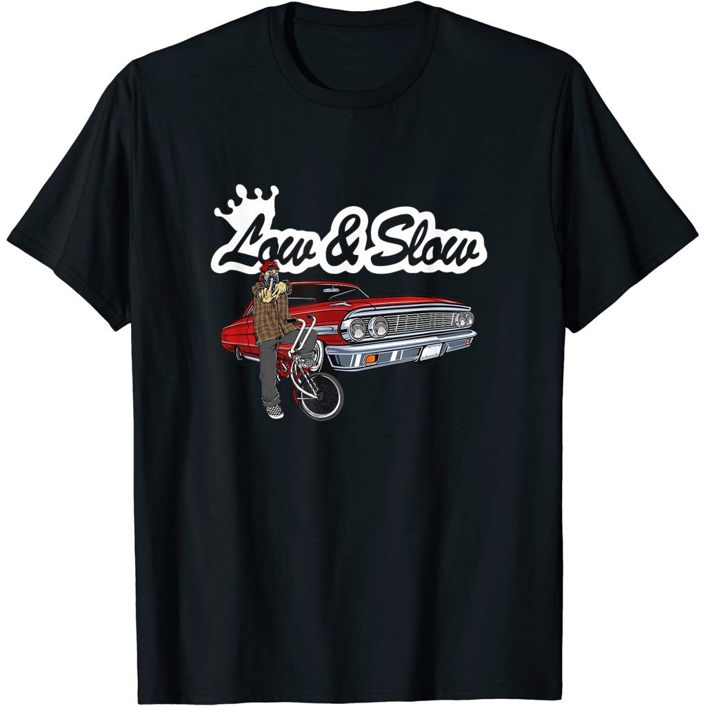 New Limited LA Lowrider Bicycle Los Angeles Chicano Cholo Lowrider Car T-Shirt