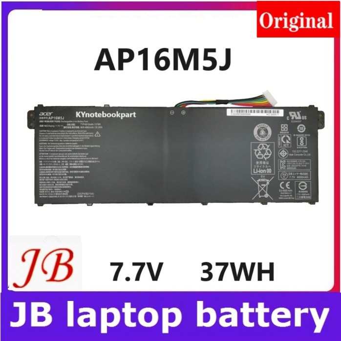 ✿BATTERY ORIGINAL Acer แบตเตอรี่ ของแท้ Acer Aspire 3 A315-21 A315-51 A515-51 ES1-523 AP16M5J