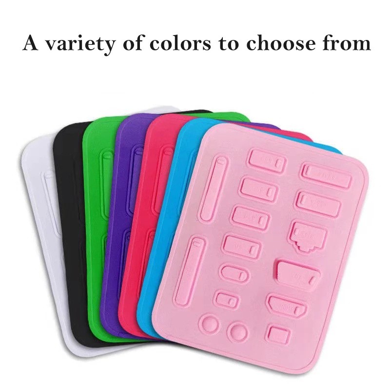 16ชิ้น/เซ็ตที่มีสีสันซิลิโคนป้องกันฝุ่นเสียบปกสําหรับแล็ปท็อป/แล็ปท็อปกันฝุ่นอินเตอร์เฟซพอร์ต ยูเอสบี ฝาครอบกันน้ํา/จุกกันฝุ่นอุปกรณ์คอมพ