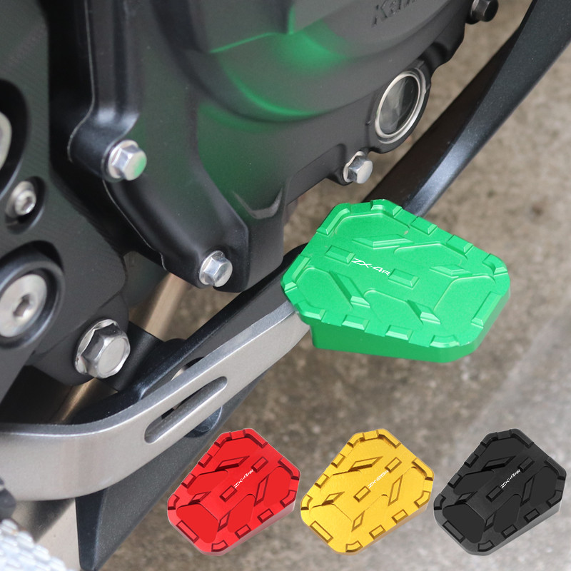 Yแป้นเหยียบเบรคอลูมิเนียมกันลื่นสำหรับ Kawasaki ZX4R ZX25R ZX4RR ZX6R ZX10R 4R ZX 4RR 25R 10R 6R อุป