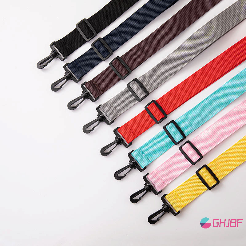 Ghjbf] 1PC ที่ถอดออกได้โลโก้ Messenger กระเป๋าใหม่สีดํายาวสายรัดกระเป๋าอุปกรณ์เสริมปรับเปลี่ยนไหล่สายคล้องกระเป๋า ศนวัว