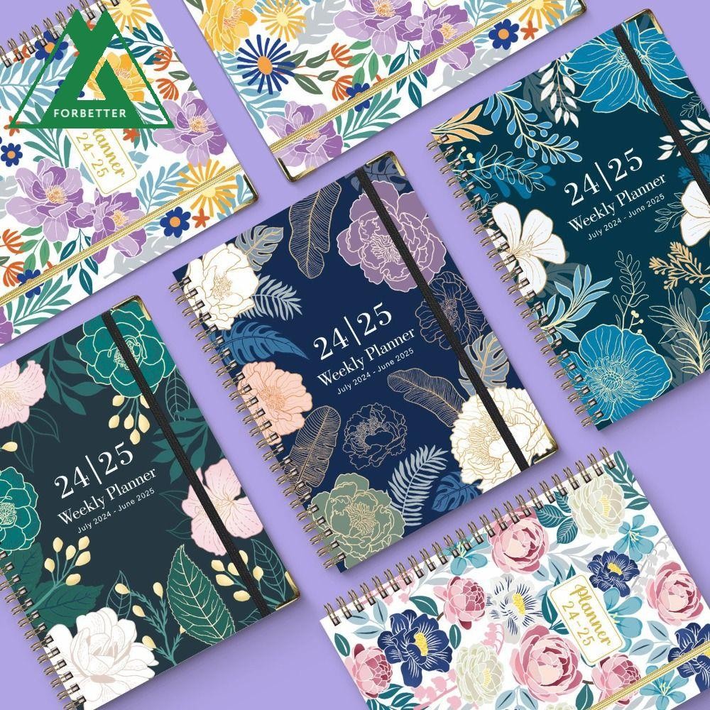 Forbetter A5 Notebook, Multifunctional Creative Diary Notebook, ทนทาน 365-Day 360 องศาพลิกปฏิบัติ 2024-2025 คู่มือการวางแผนสํานักงาน Planner