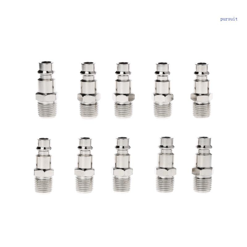 SUIT* Euro Air Line Hose Fitting Connector Quick Release 1 4 นิ้ว BSP ด้ายชาย