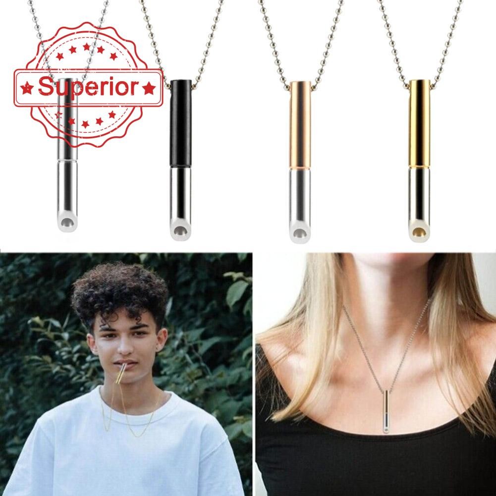 สร้อยคอป้องกัน Vaping สร้อยคอบรรเทาความเครียด Breathlace สร้อยคอเลิกบุหรี่ Vaping L8u5