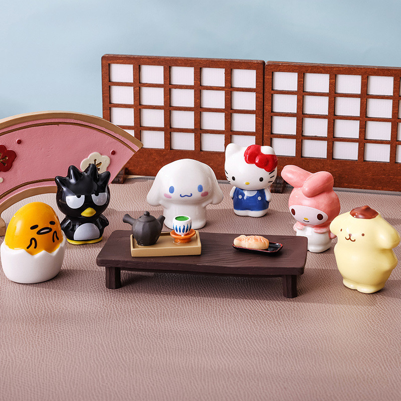 [Sanrio][Hello Kitty]ที่วางตะเกียบเซรามิกสามมิติ[HK]