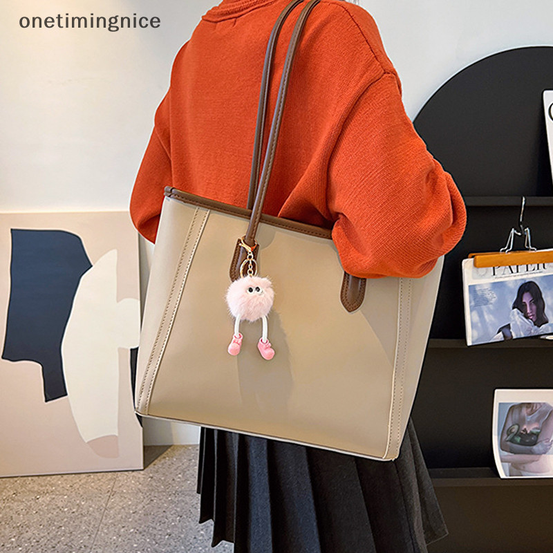 Onetimingnice ความจุขนาดใหญ่ Commuter Office กระเป๋าถือใหม่ PU กระเป๋าสตรีไหล่กระเป๋าเดินทางช้อปปิ้ง Onetimingnice