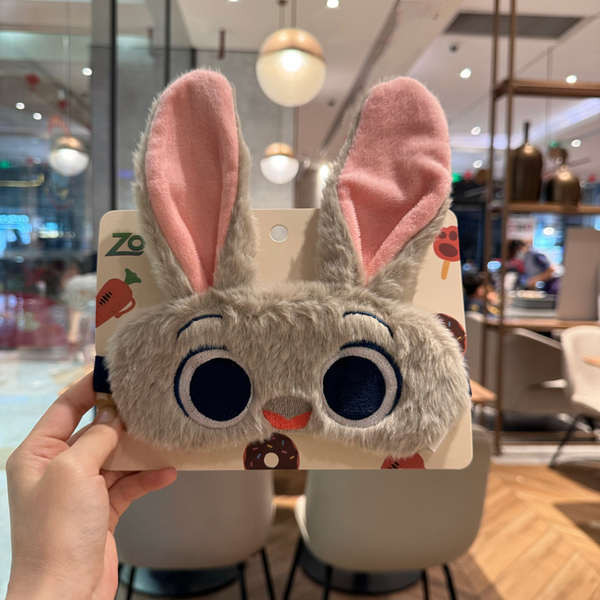 ผ้าปิดตานอน ผ้าปิดตา ดิสนีย์ของแท้ Zootopia Judinik Plush Eye Mask Blackout พักกลางวันนอนเด็กนักเรียนพิเศษ