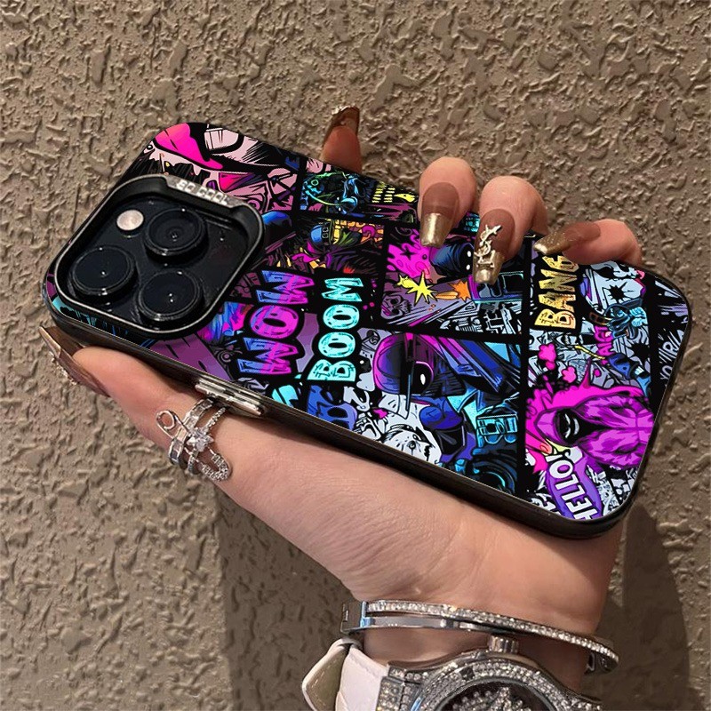 ❤️จัดส่งทันที❤️เคสไอโฟน11 12 13 14 15 16 Pro Max แนวโน้มy colorful graffiti Hard Case For iPhone 16PM,15PM,XS,7+ 8P