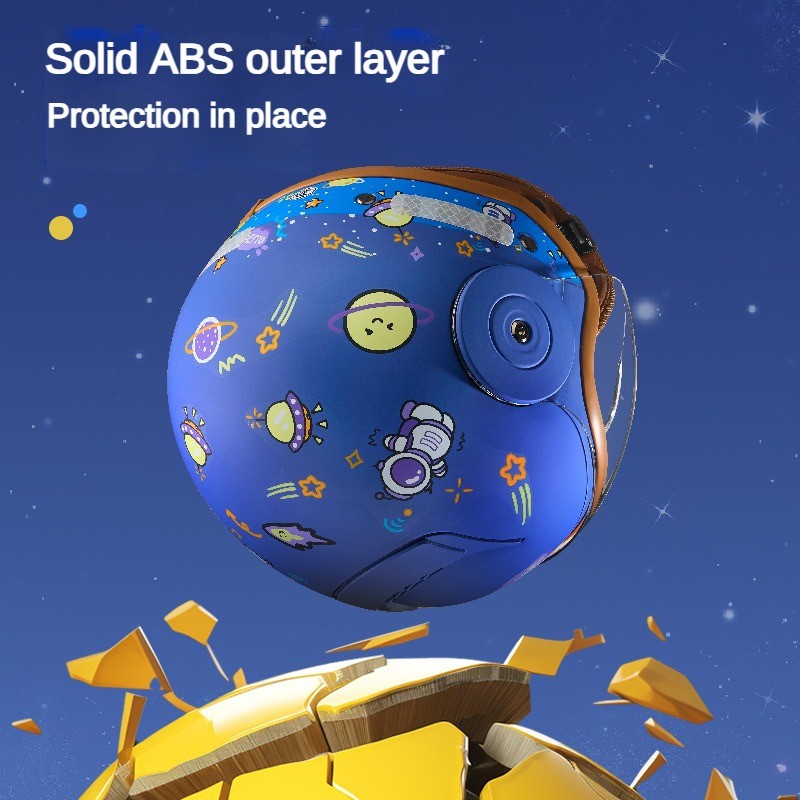 หมวกกันน็อคมอเตอร์ไซค์หมวกกันน็อคการ์ตูนเด็ก - รูปที่ 2