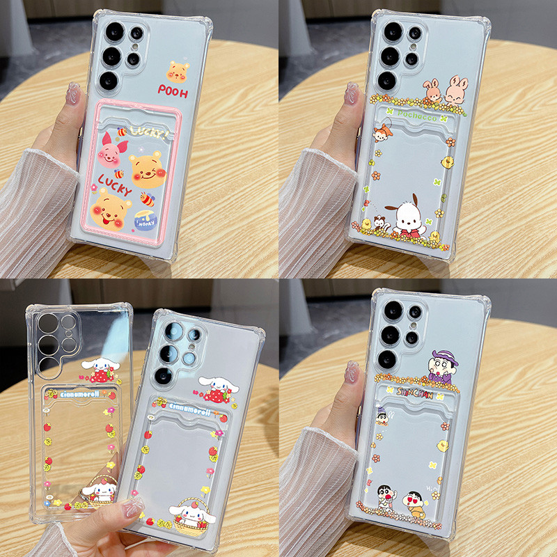 1 บาท Card Holder เคส for เคส Samsung A06 A16 A55 A54 A50S A15 A05 A12 A22 A34 A52S A14 A35 A73 A03 