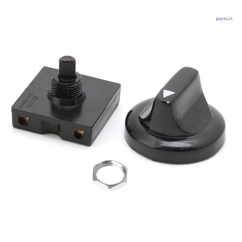 SUIT* 4-position 3-Speed Fan Selector สวิตช์หมุน Governor พร้อม Knob 13AMP 120V-250V