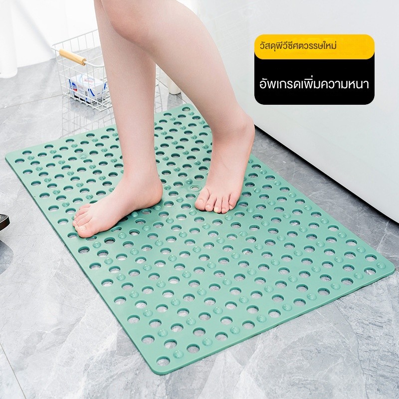 แผ่นกันลื่นพรมปูพื้นห้องน้ําพรมปูพื้นห้องน้ําแผ่นกันกระแทกเป็นมิตรกับสิ่งแวดล้อมในครัวเรือนห้องน้ําถ้วยดูดแผ่นพื้นนวดเท้า
