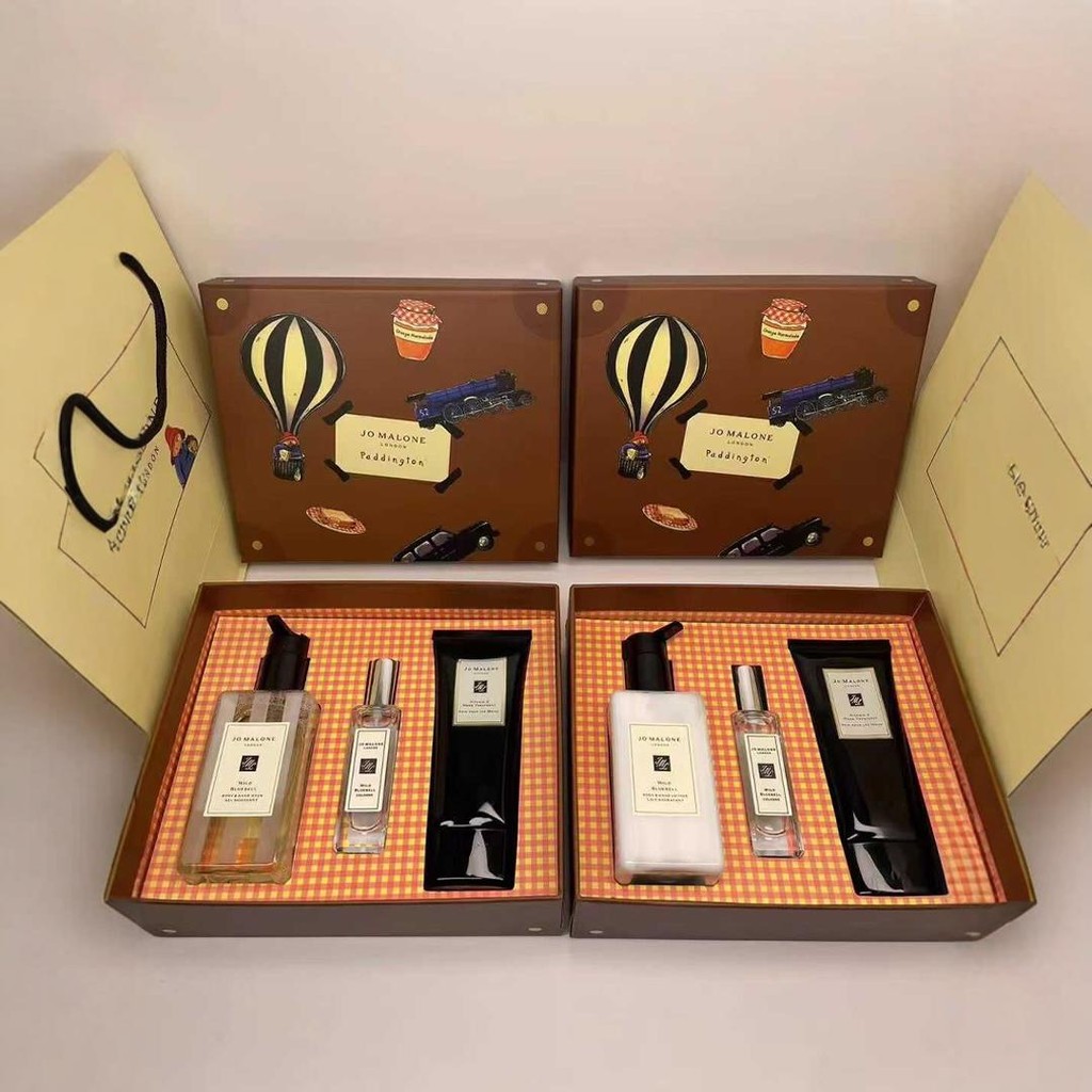 Jo Malone Paddington Bear เจลอาบน้ําสามชิ้นโลชั่นบํารุงผิว 250ml น้ําหอม 30ml ครีมทามือ 100ml