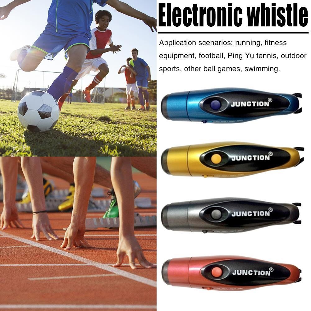 กีฬา ElectroniWhistle นกหวีดฟุตบอลแบบพกพานกหวีดฟุตบอล Lound นกหวีดไฟฟ้า jxiyeth