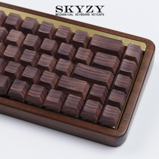 วอลนัท Keycaps โปรไฟล์เชอร์รี่ wooting แกะสลักด้านข้าง Penet…