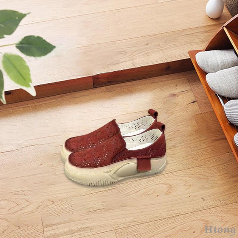 [Htong] รองเท้าผ้าใบผู้หญิงยางแต่เพียงผู้เดียวสบายสุภาพสตรี Girls Trainers