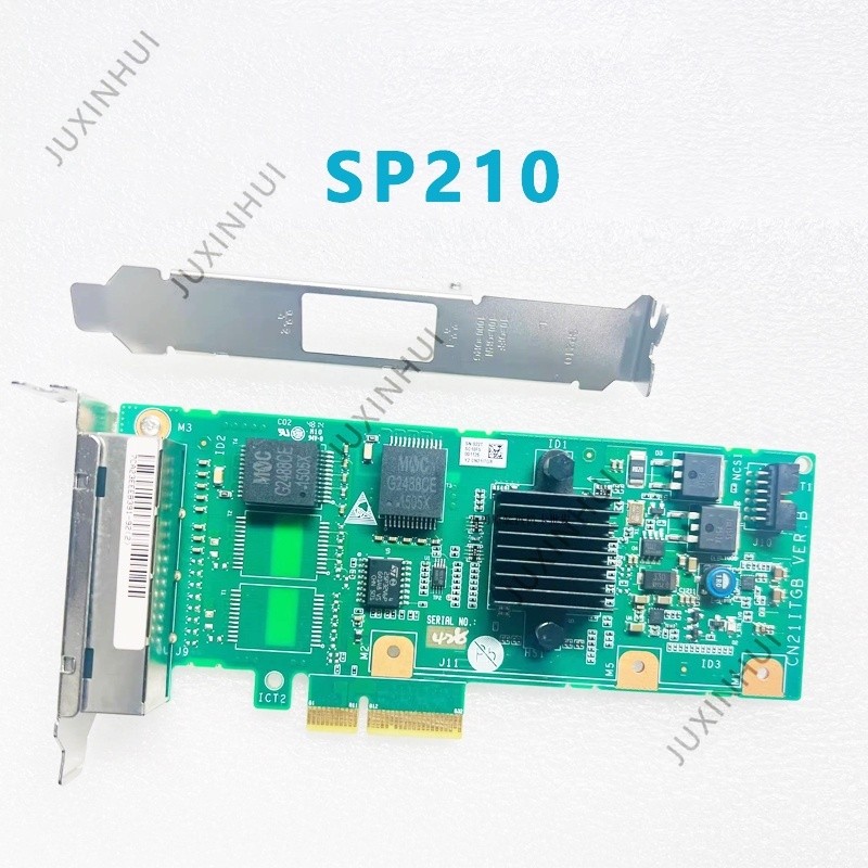 Huawei SP210 Intel I350T2 พอร์ตคู่การ์ดเครือข่าย Gigabit CN21ITGB01 03022TSC I350 T2 Dismantling การ