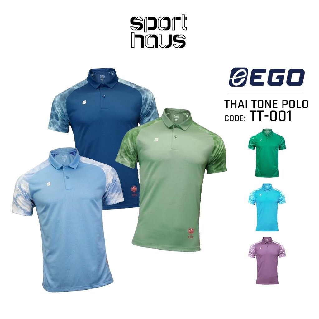 Ego Sport เสื้อโปโล อีโก้ สปอร์ต เสื้อคอปก Tiedye รุ่น Thai Tone (ไทยโทน) เสื้อมัดย้อม (TT-001)