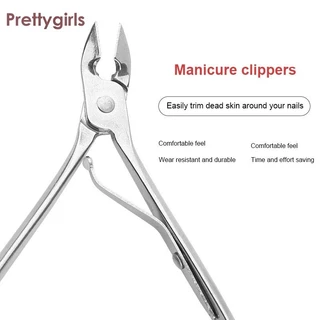 PY.thartile Cuticle Nippers คีมตัดหนังกําพร้าสแตนเลสด้ามยาว Paronychia Forceps-PY