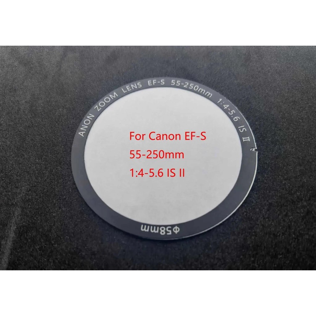 สําหรับ Canon EF-S 55-250mm IS STM และ EF-S 55-250mm II ในประเทศใหม่เลนส์ด้านหน้าแหวนความดันสติกเกอร