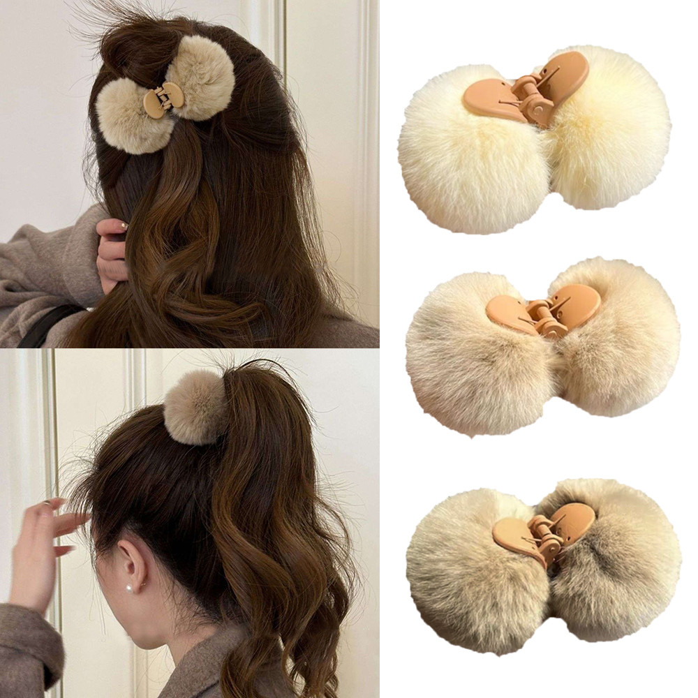กิ๊บติดผม ผ้ากํามะหยี่ขนนิ่ม สองด้าน ขนาดเล็ก เรียบง่าย อบอุ่น น่ารัก หวานแหวว อุปกรณ์เสริม