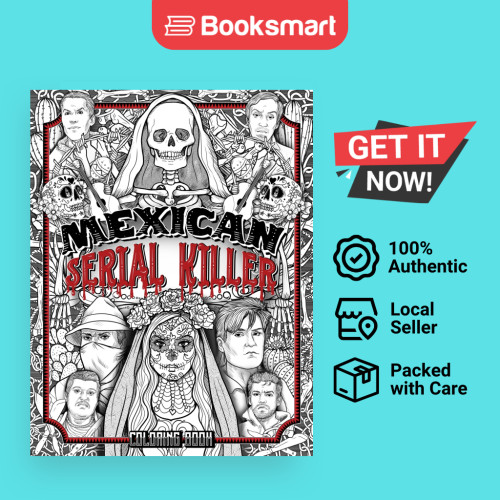 MEXICAN SERIAL KILLER COLORING BOOK - หนังสือปกอ่อน - อังกฤษ - 9781801010740