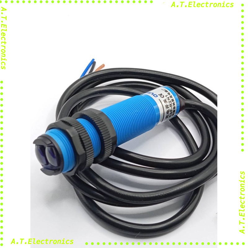 พร้อมส่ง! E3F-R2N1 Infrared Photoelectric Switch count เซ็นเซอร์ตรวจจับวัตถุด้วยแสงอินฟาเรดระยะ 2 เมตร พร้อมแผ่นสะท้อน