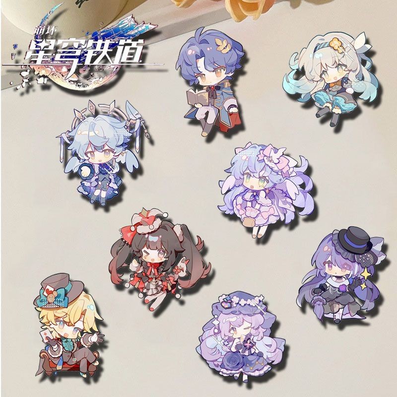 สินค้าเกมรางดาว Honkai เข็มกลัดอนิเมะ จี้เครื่องประดับตราหิ่งห้อย