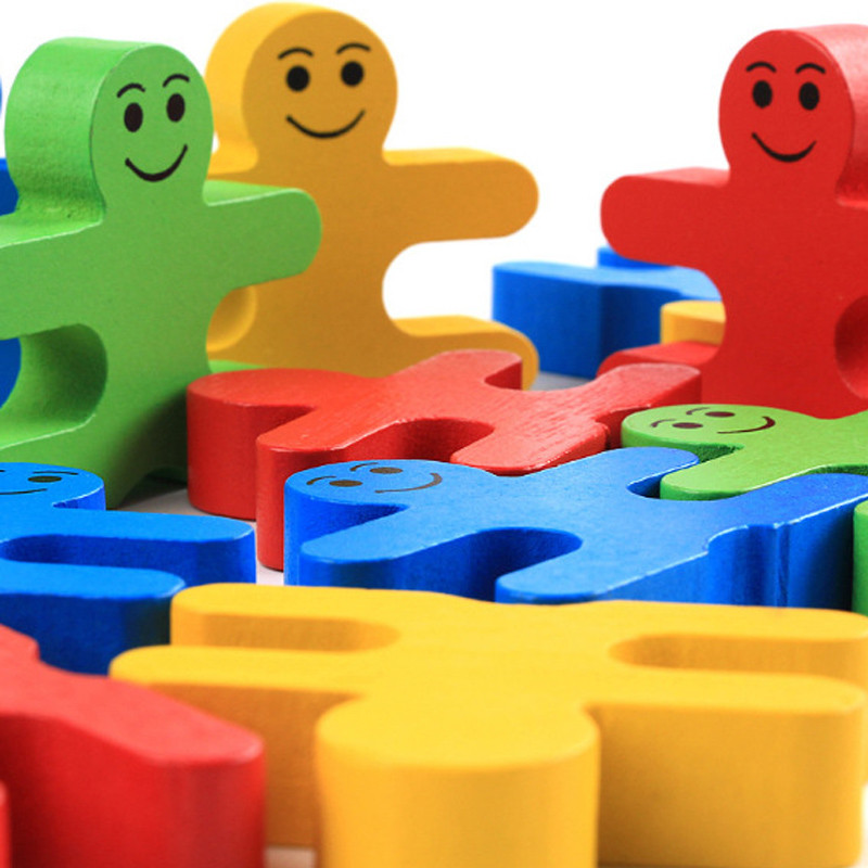 ไม้ Balance Villain Blocks ของเล่น Montessori สําหรับเด็กวัยหัดเดิน,การศึกษาซ้อนของเล่นสําหรับทักษะมอเตอร์ Fine-Sorting & Matching ราคา ถูกที่สุด ดีลบีเคเค แกลเลอรีภาพที่ 5