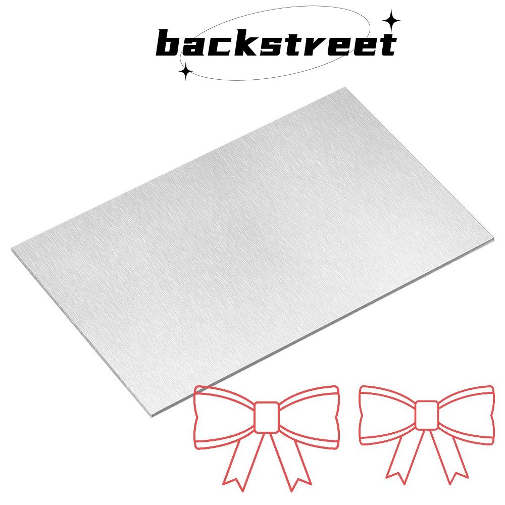 Backstage 1Pc 7075 แผ่นอลูมิเนียม, 300 x 200 มม. Silver Tone สี่เหลี่ยมผืนผ้าแผ่นอลูมิเนียม, DIY|ชิ้นส่วนอุตสาหกรรมการเชื่อมหัตถกรรม