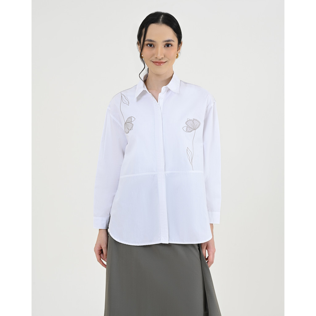 KEMEJA Geulis.id HAERIN SHIRT / เสื้อเชิ้ตผู้หญิง