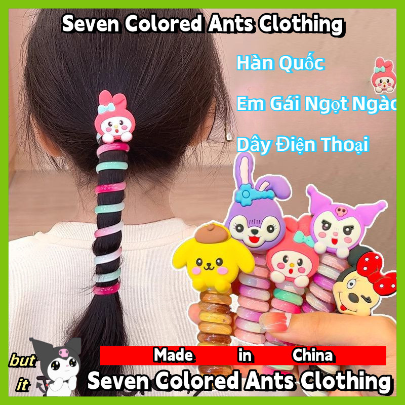 เด็กแถบคาดศีรษะสาวผูกถักเปียที่มีสีสันดัดผมสายโทรศัพท์ผูกผมสาวผมหางม้าสูงไม่เจ็บผมผูกผมผ้าโพกศีรษะ