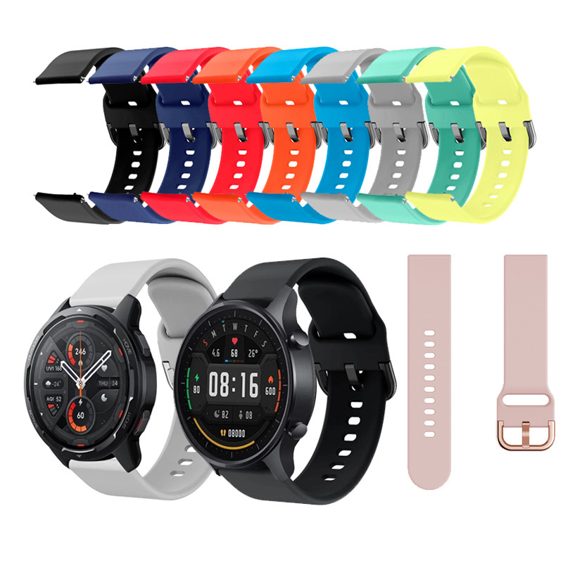 กีฬานาฬิกาซิลิโคนอ่อนนุ่มสายรัดข้อมือสําหรับ Redmi watch 5 Active 5 lite Xiaomi นาฬิกา S4 S3 S2 S1 นาฬิกา 2 pro