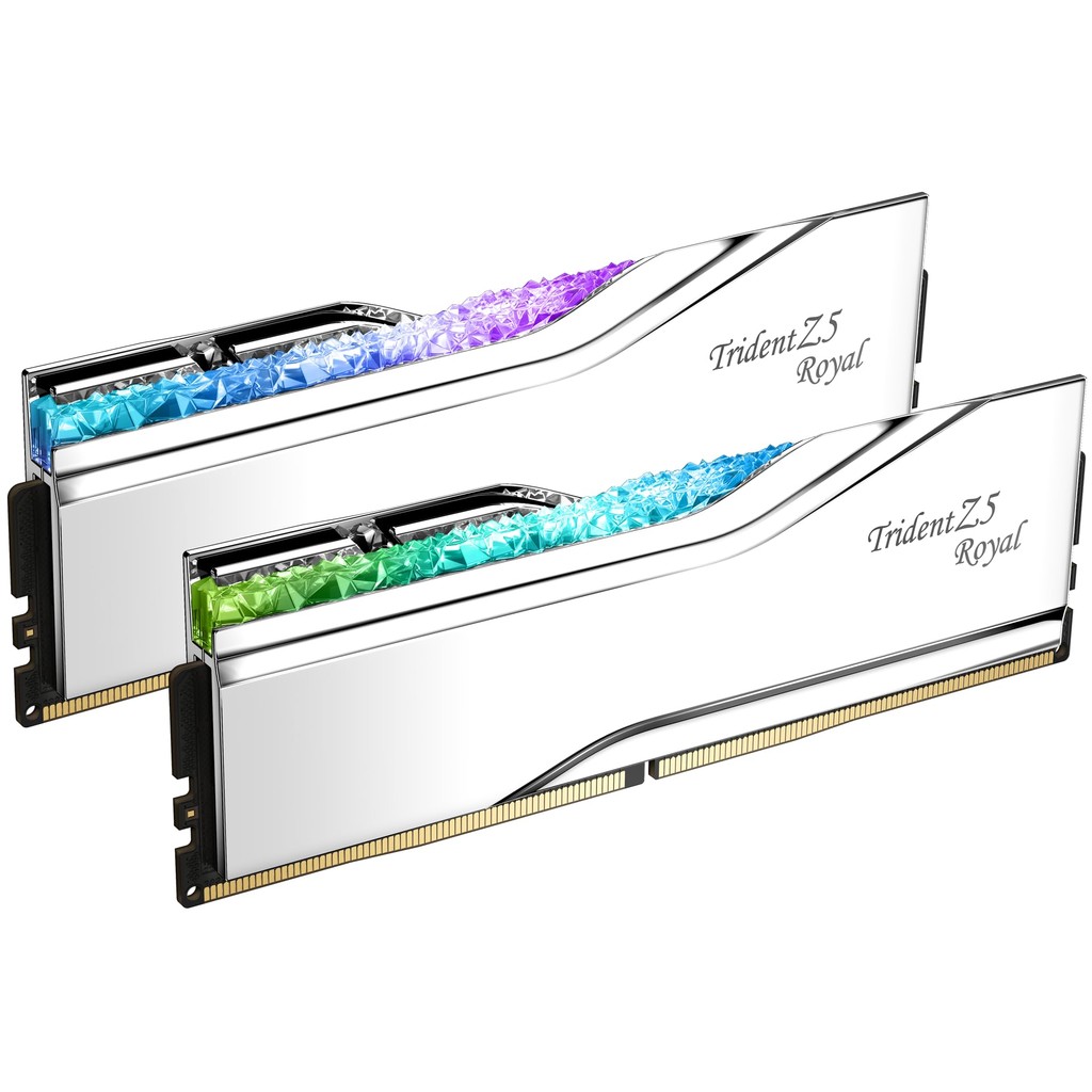 RAM G.SKILL DDR5 48/8400 Trident Z5 ROYAL Silver RGB Gold (F5-8400J4052G24GX2-TR5S) 24GBx2