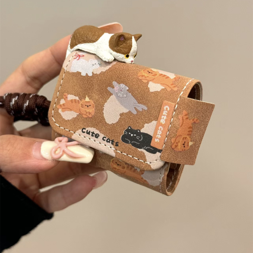 น่ารัก Puppy Cat AirPodsPro เคสหูฟังบลูทูธไร้สายเคสป้องกัน AirPods1/2/3 เคสหูฟัง