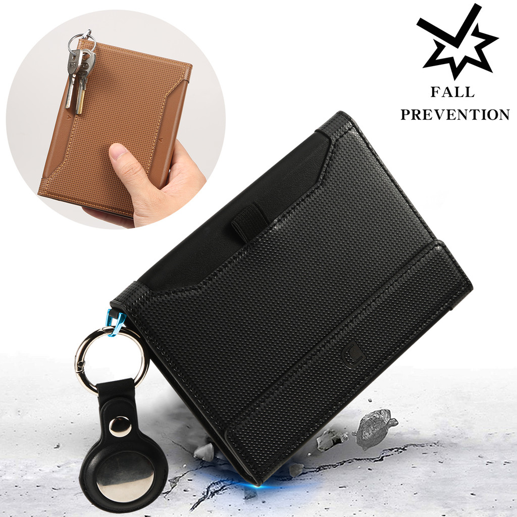 หรูหราหนังผู้ถือหนังสือเดินทาง RFID ป้องกันสแกนบัตรกระเป๋าตั๋วสล็อตฝาครอบป้องกันอุปกรณ์การเดินทาง